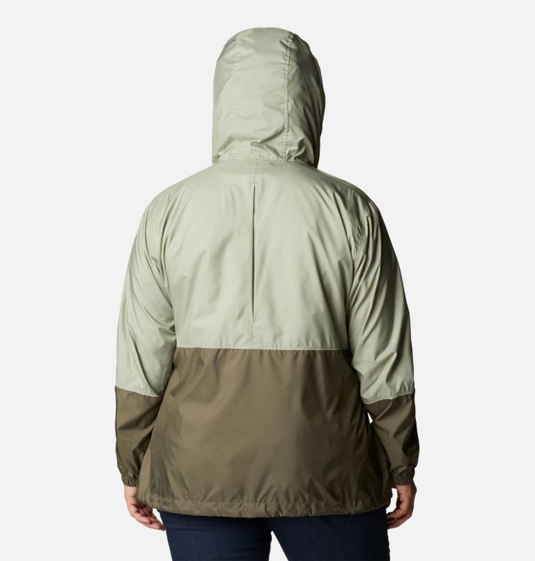 Women's Columbia Flash Forward Windbreaker Jackets Olive | Plus Size CA-QL60A
